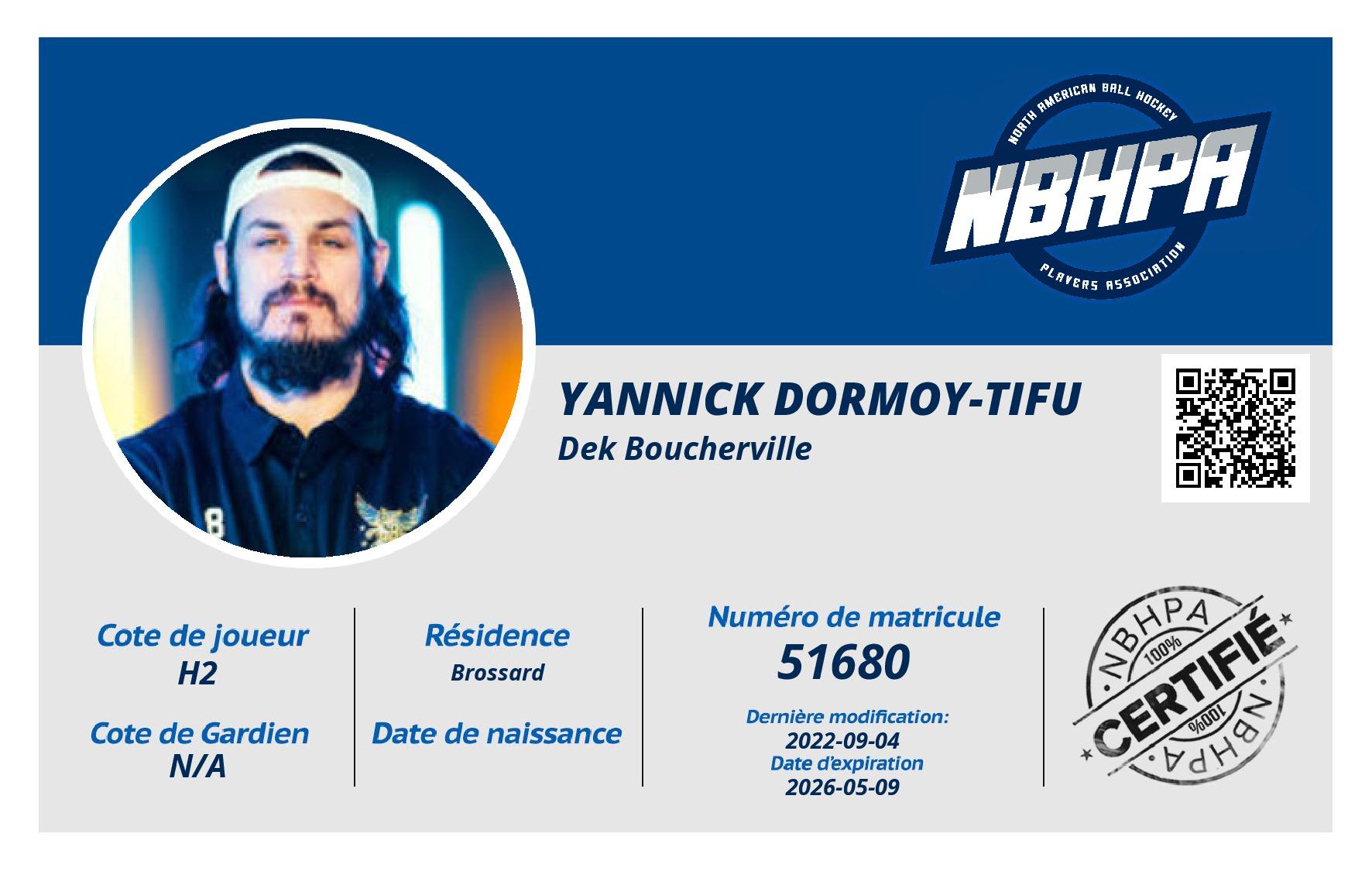 Yannick Dormoy-Tifu
