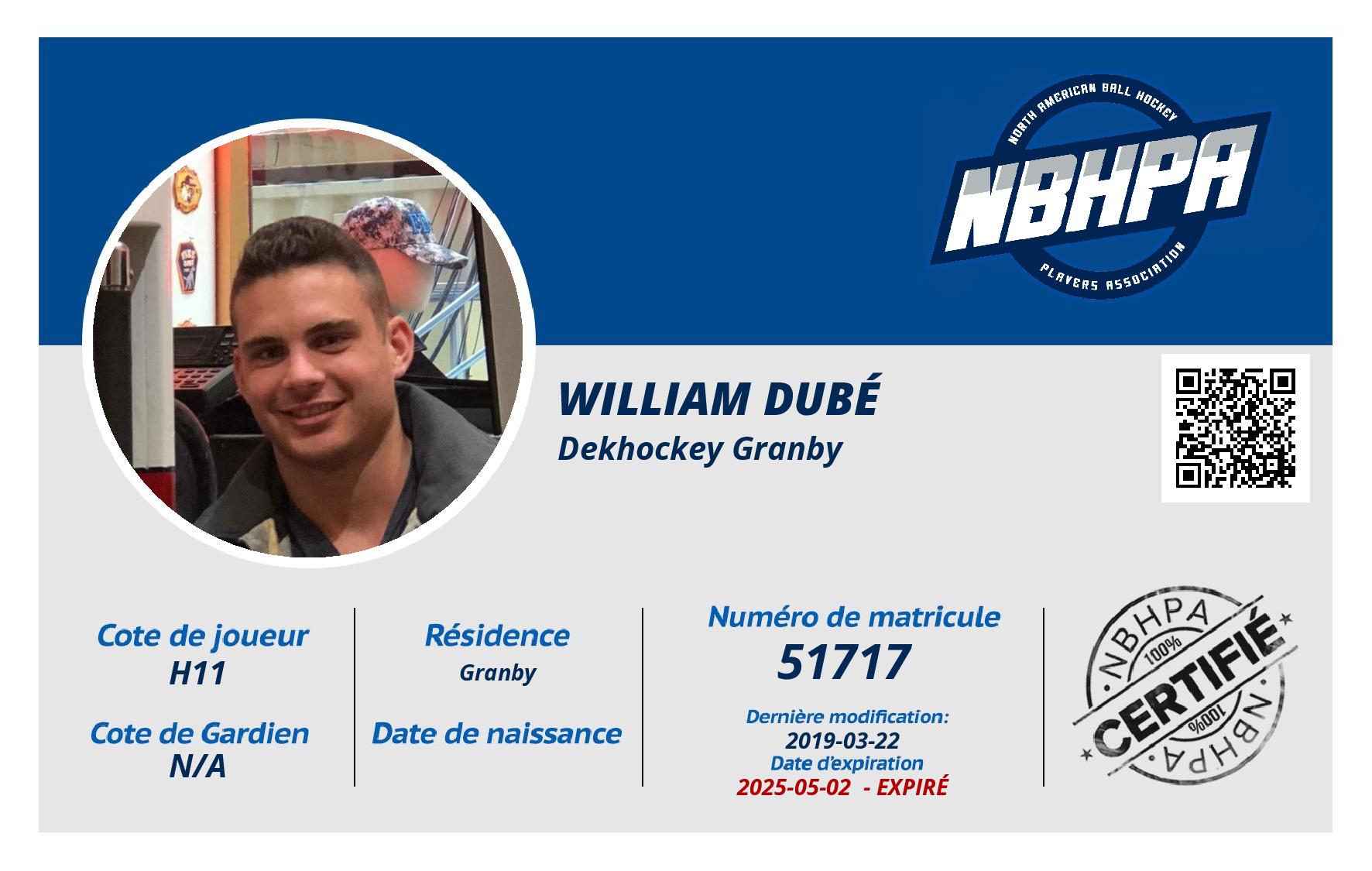 William Dubé