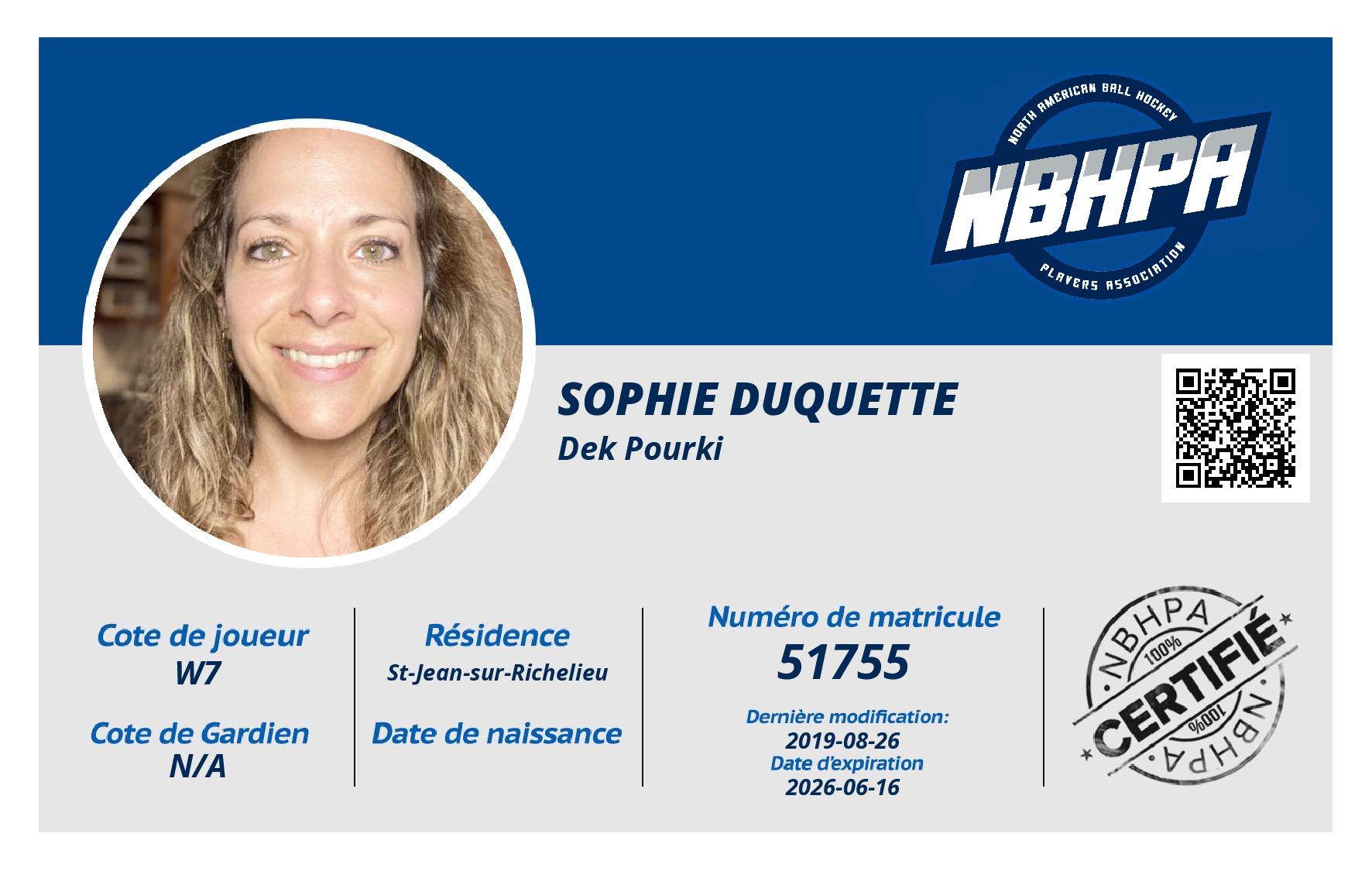 Sophie Duquette