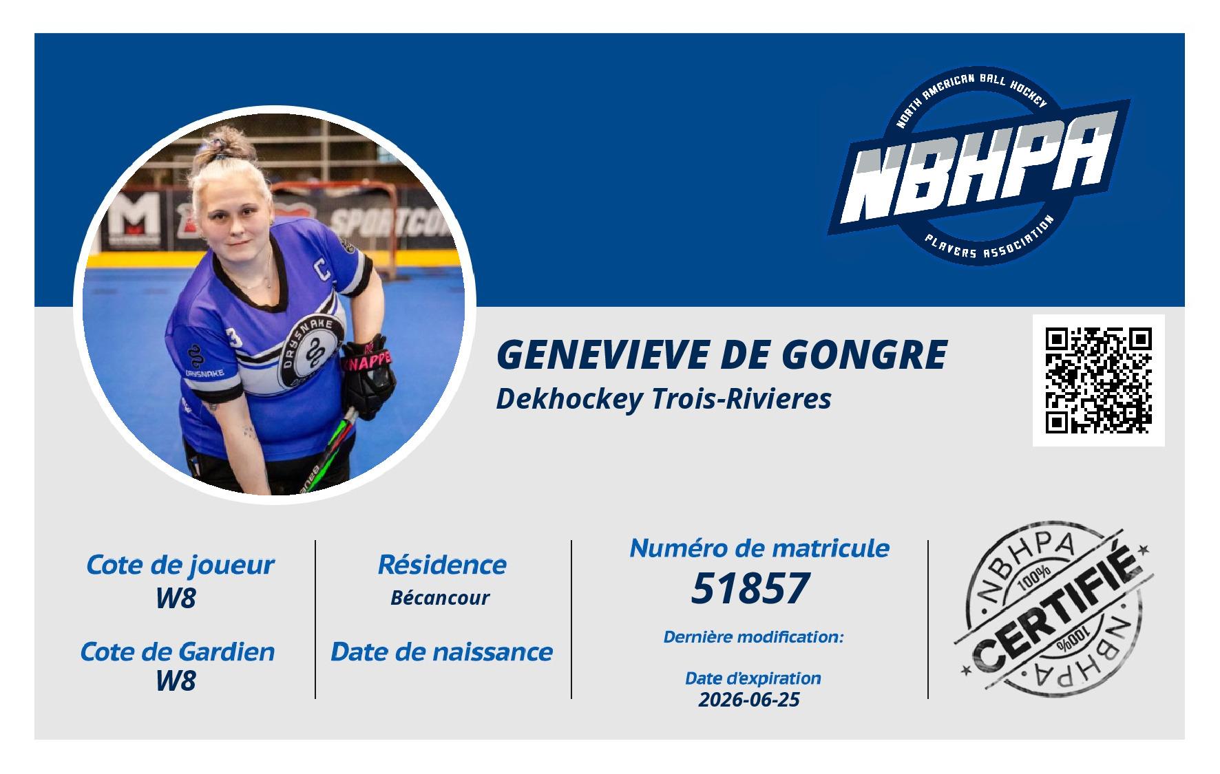 Genevieve De Gongre
