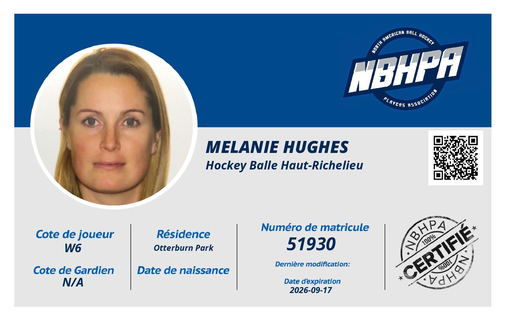 Melanie Hughes
