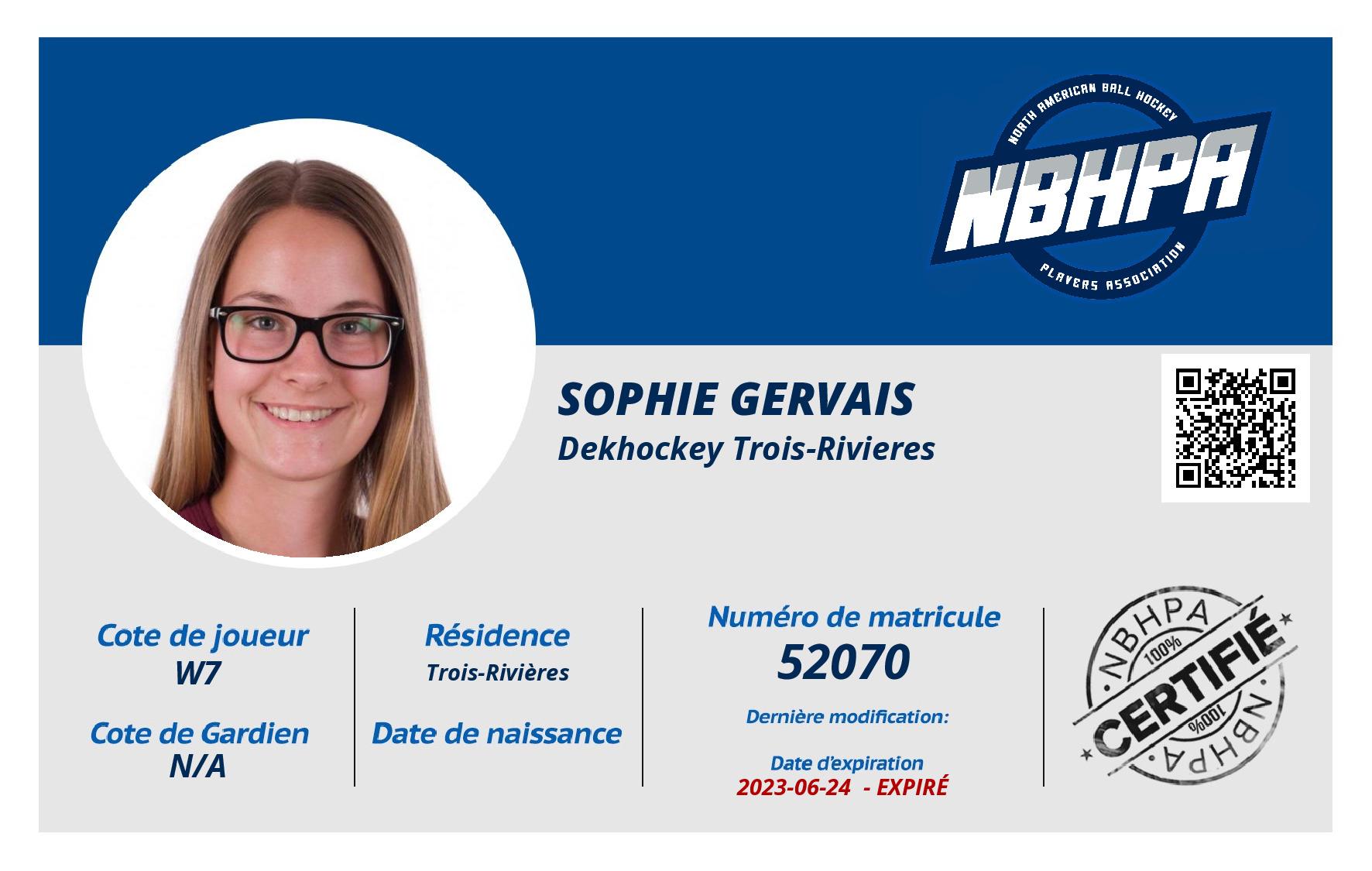 Sophie Gervais