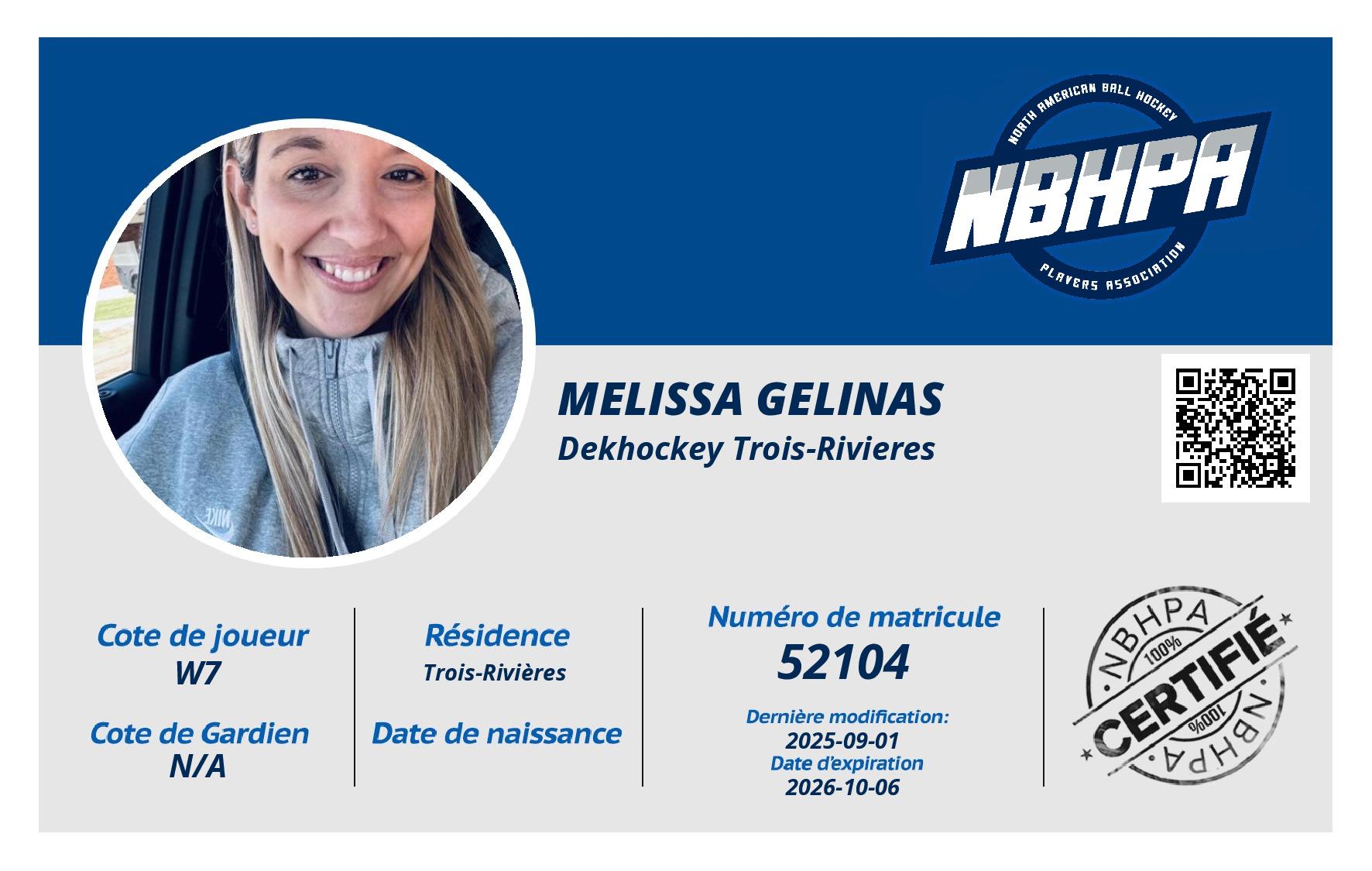 Melissa Gelinas 