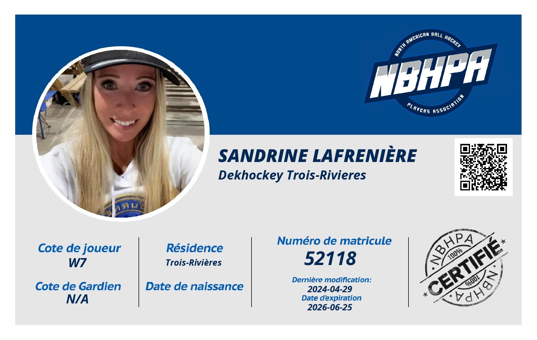 Sandrine Lafrenière