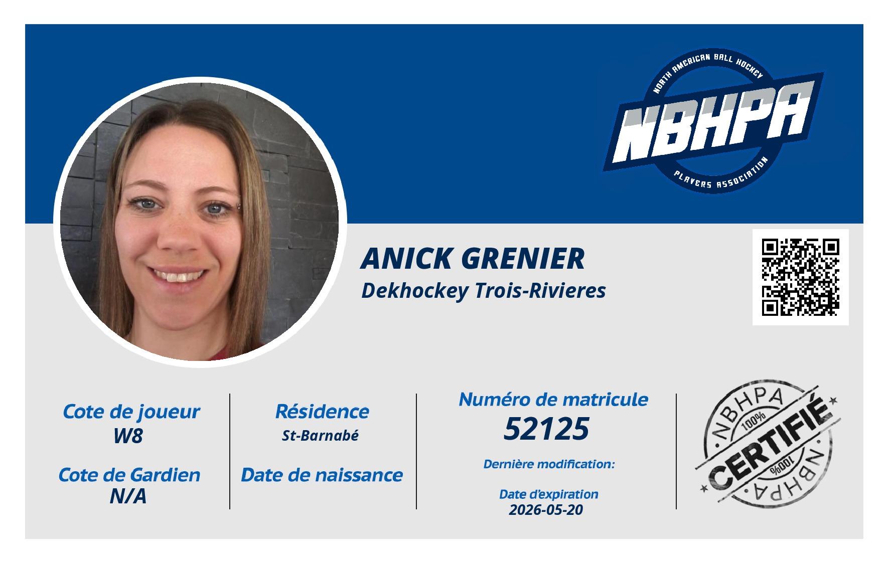 Anick Grenier