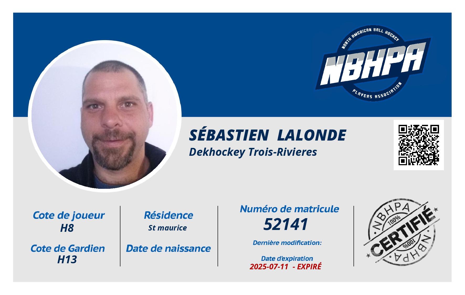 Sébastien  Lalonde 