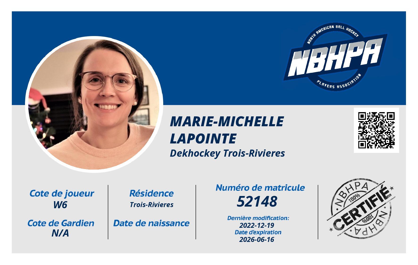 Marie-Michelle Lapointe