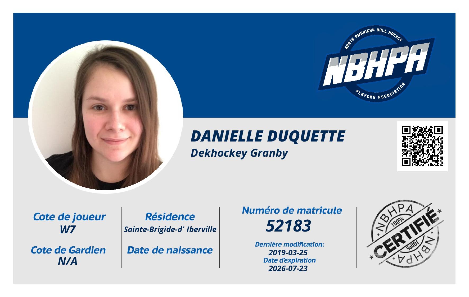 Danielle Duquette