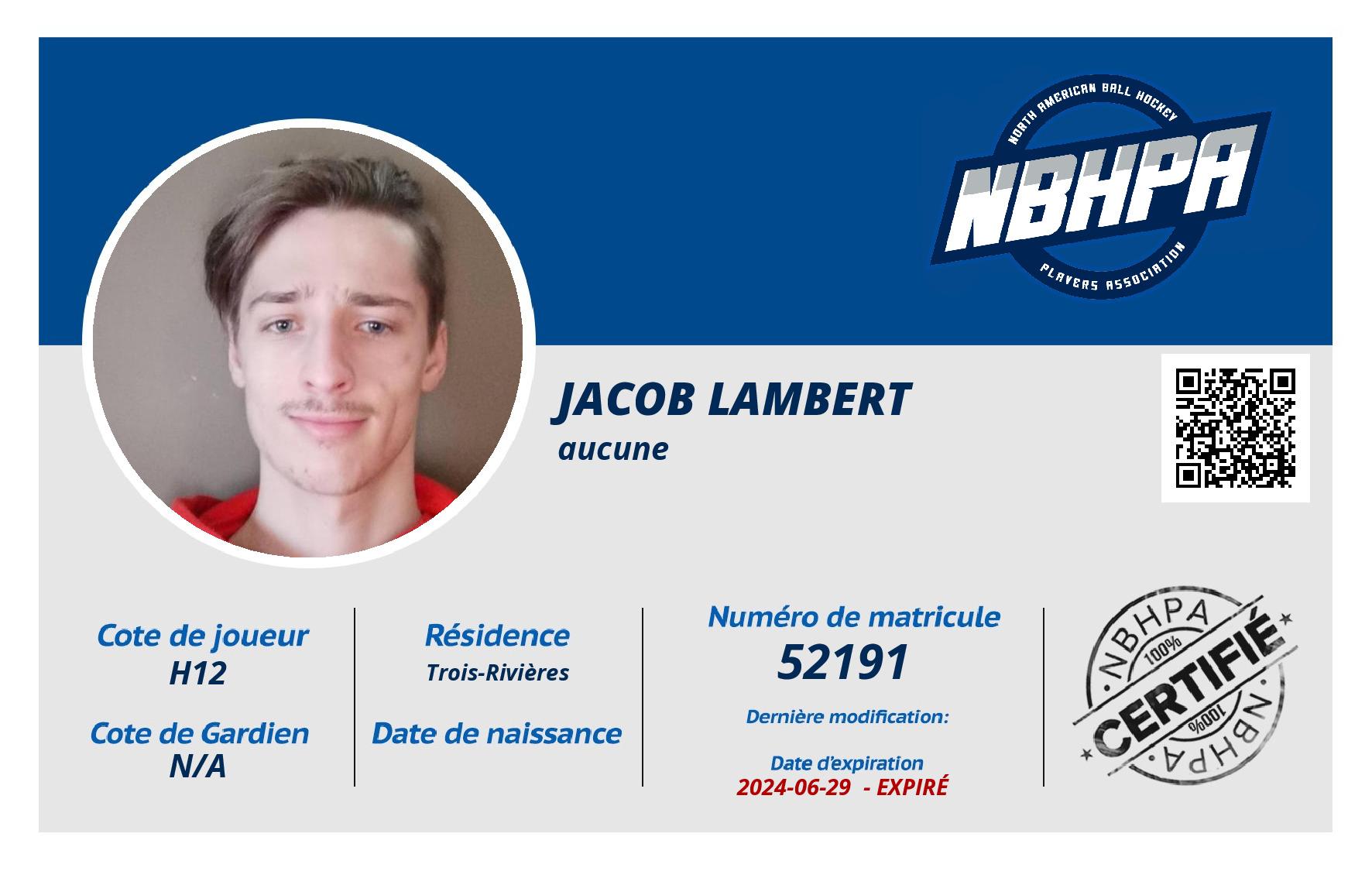 Jacob Lambert