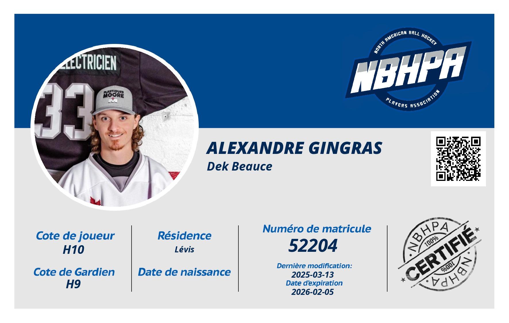 Alexandre Gingras