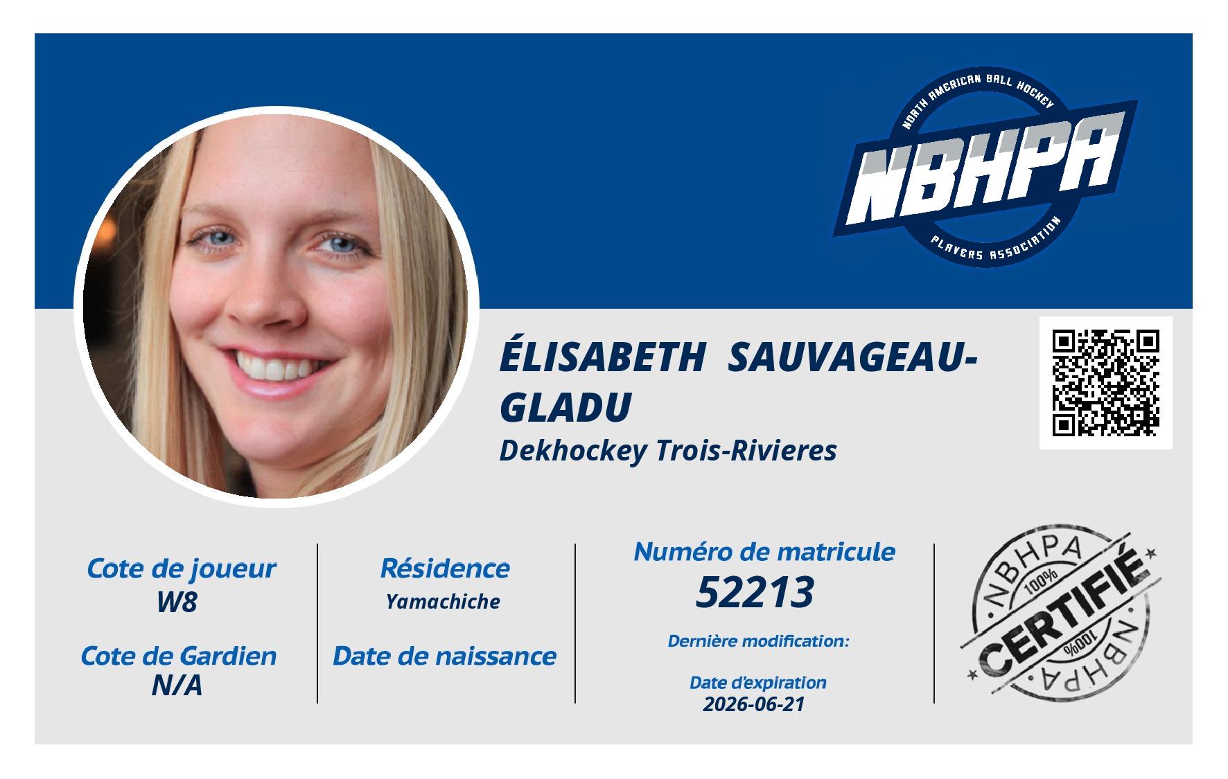 Élisabeth  Sauvageau-Gladu 