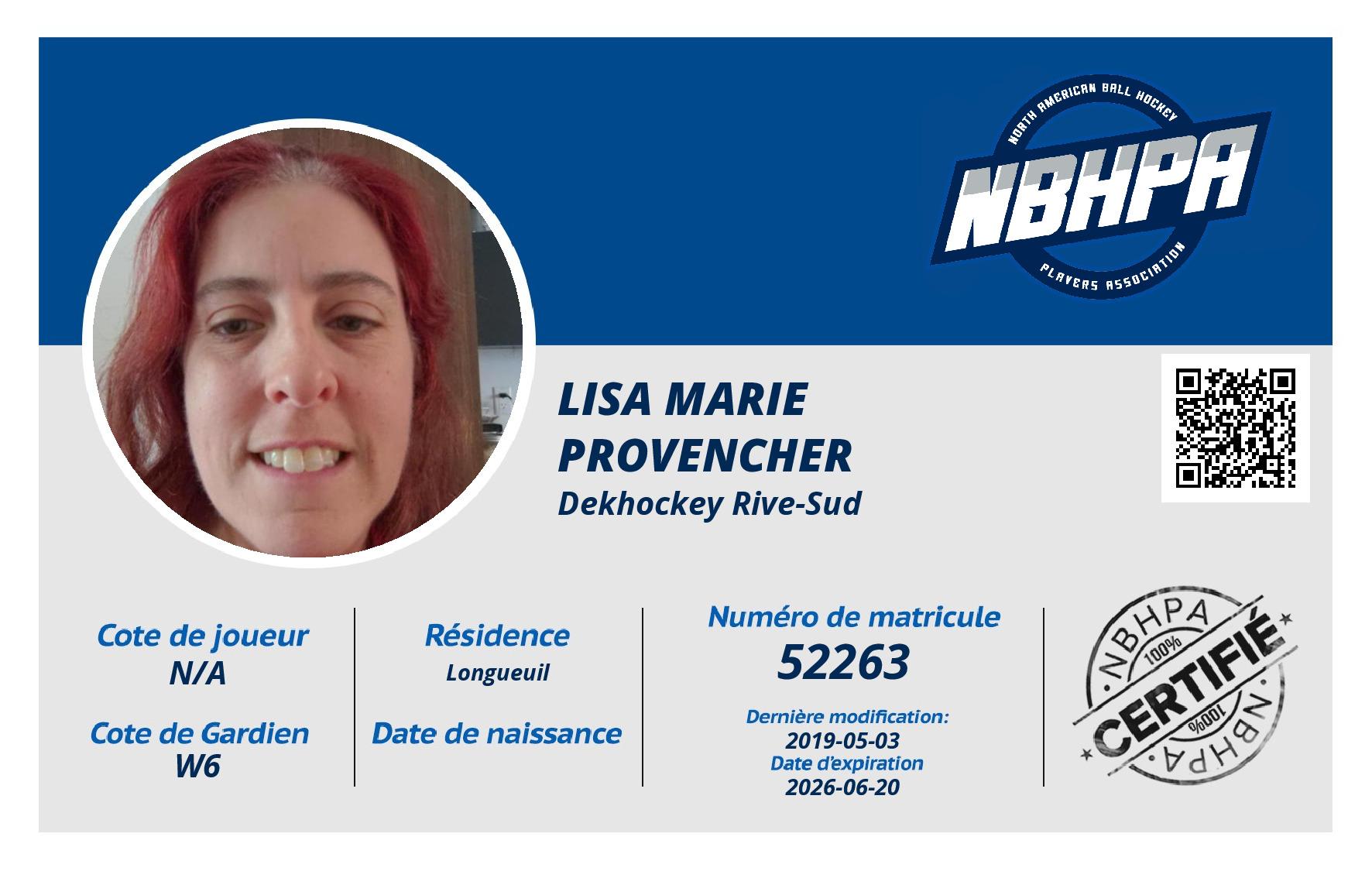 Lisa Marie Provencher