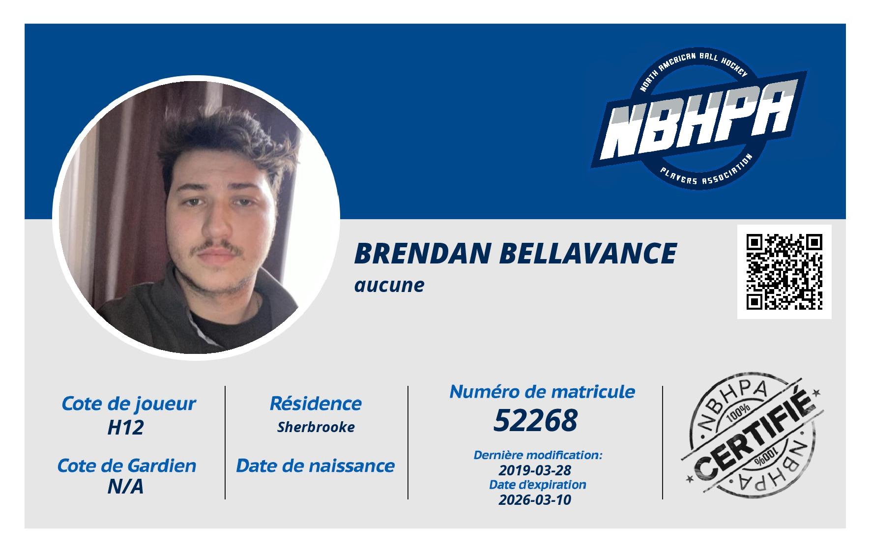 Brendan Bellavance