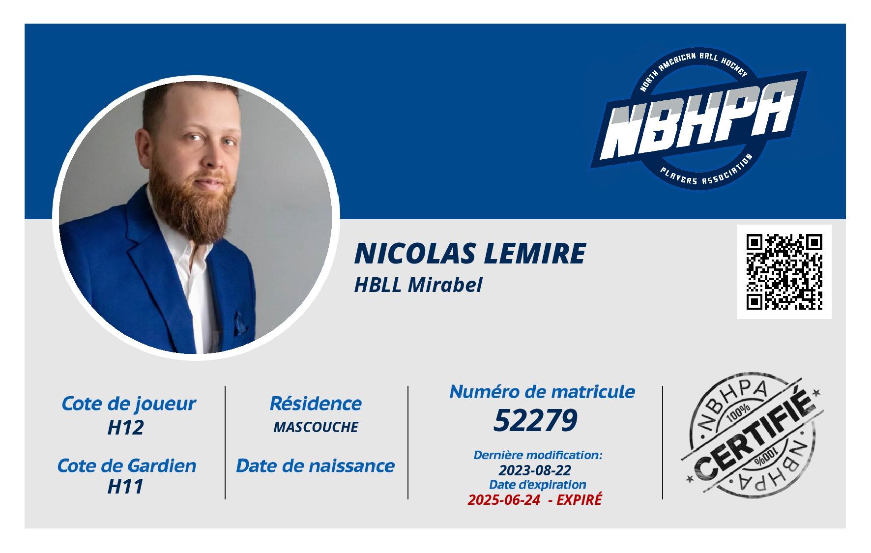 Nicolas Lemire