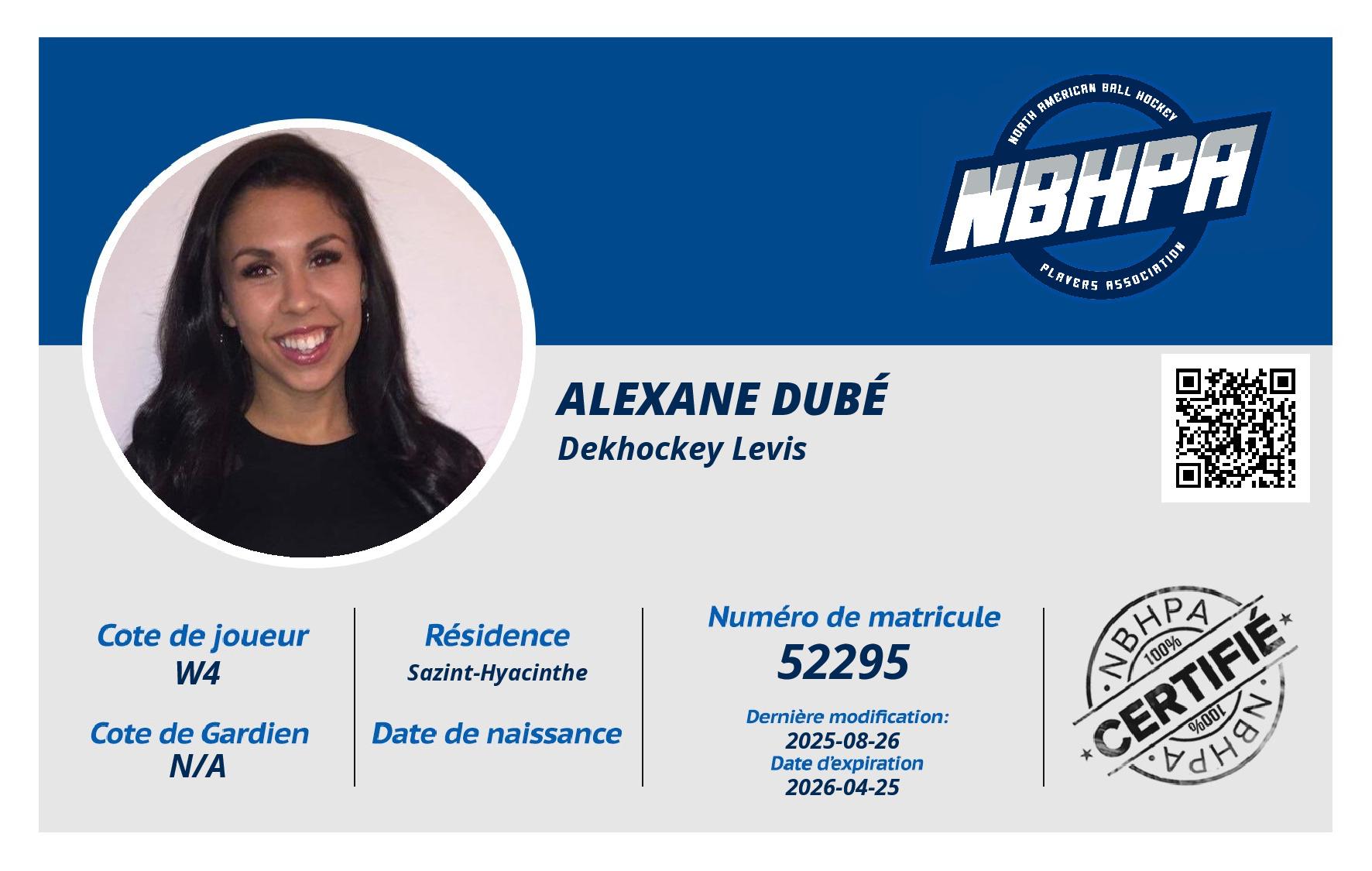 Alexane Dubé