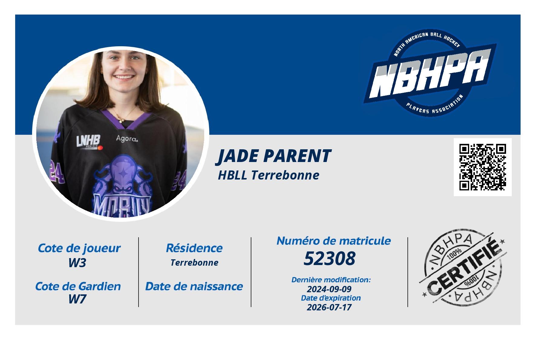 Jade Parent