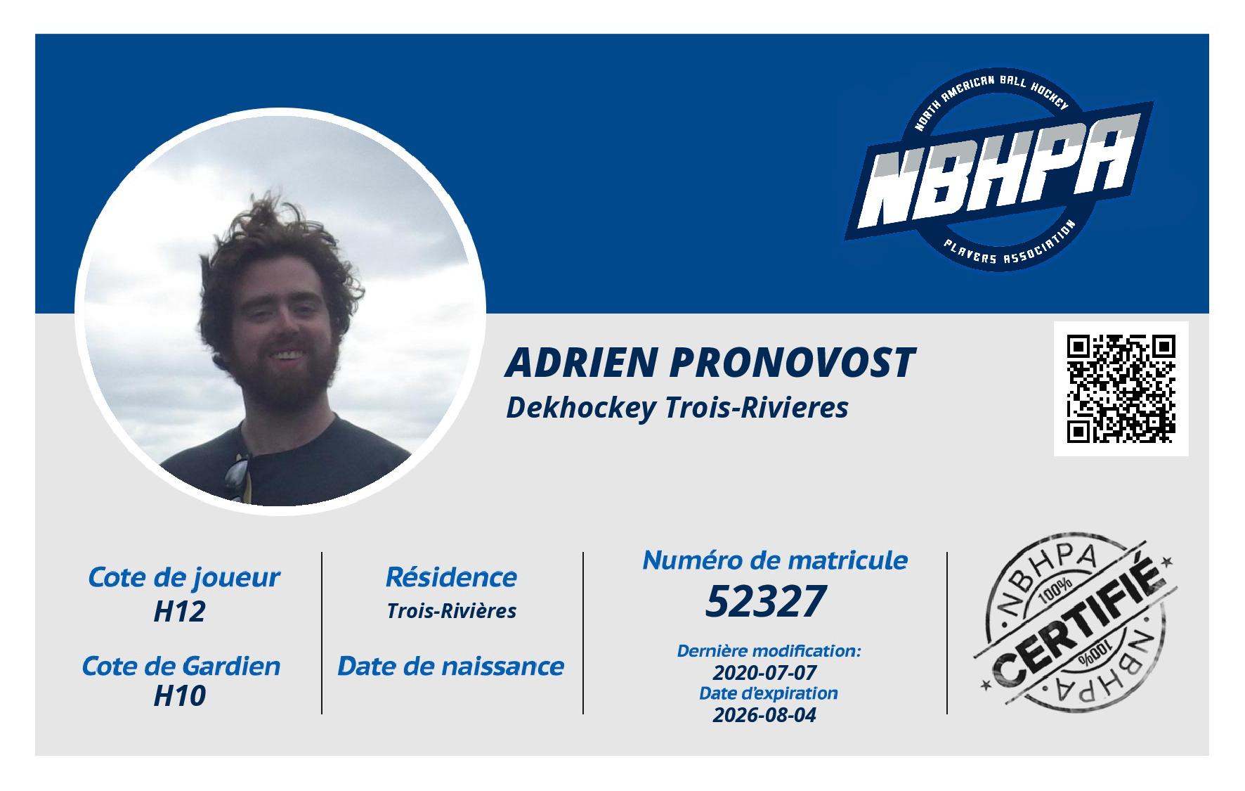 Adrien Pronovost