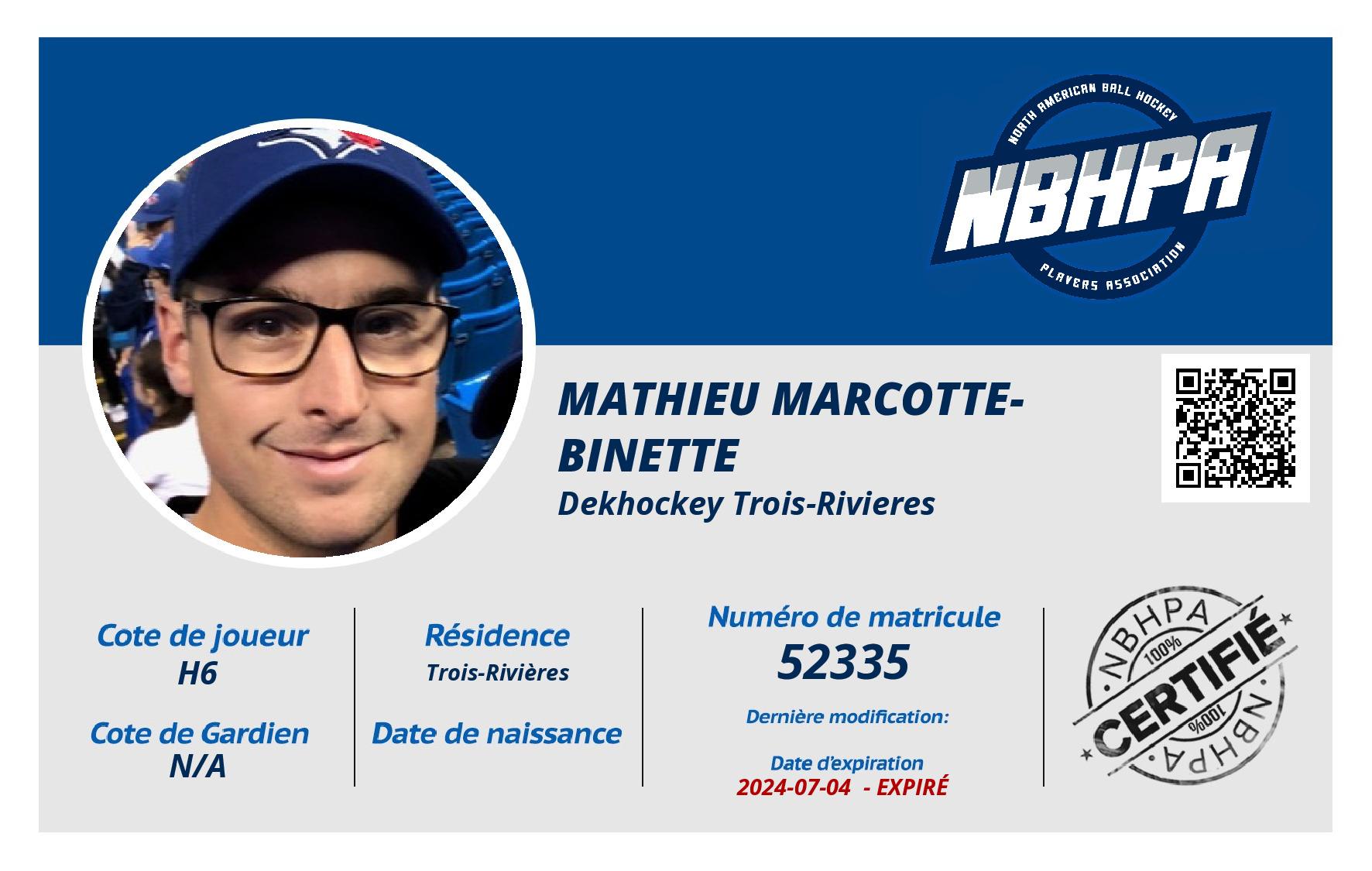 Mathieu Marcotte-Binette