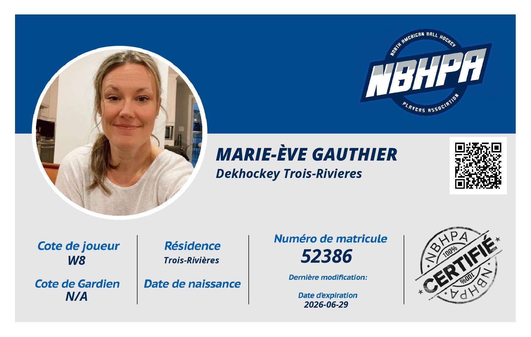 Marie-Ève Gauthier