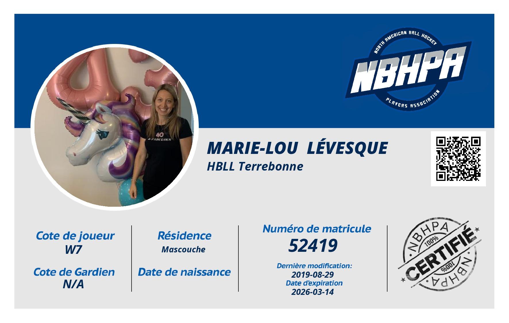 Marie-Lou  Lévesque 