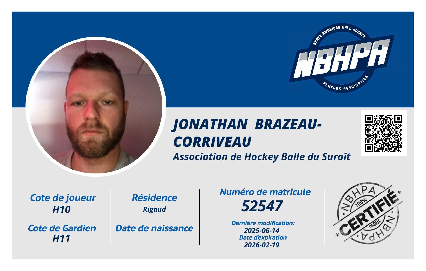 Jonathan  Brazeau-Corriveau