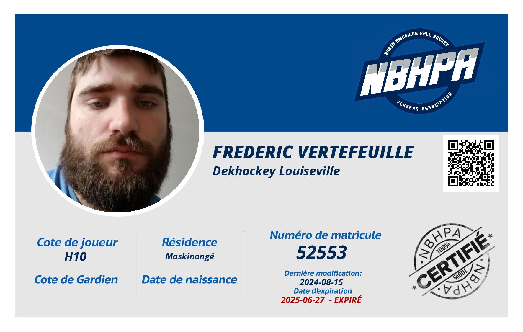 Frederic Vertefeuille