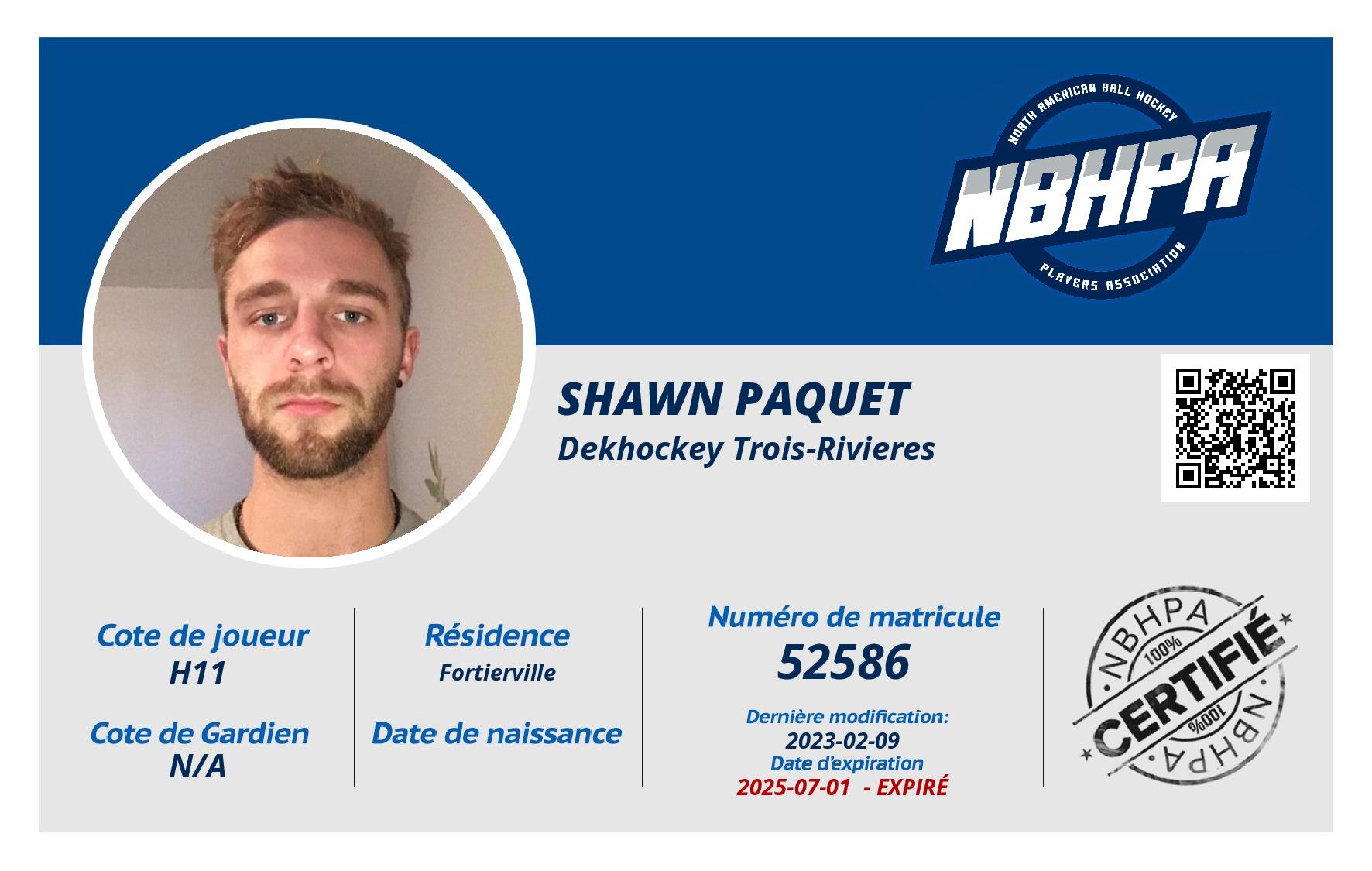 Shawn Paquet