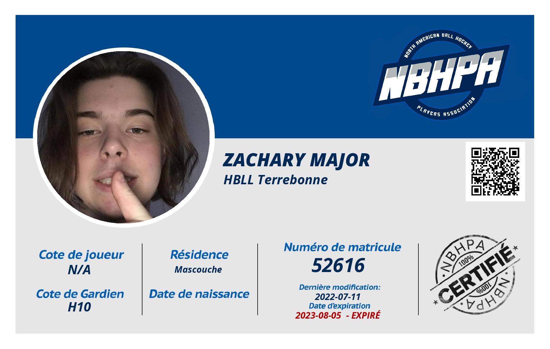 Zachary Major