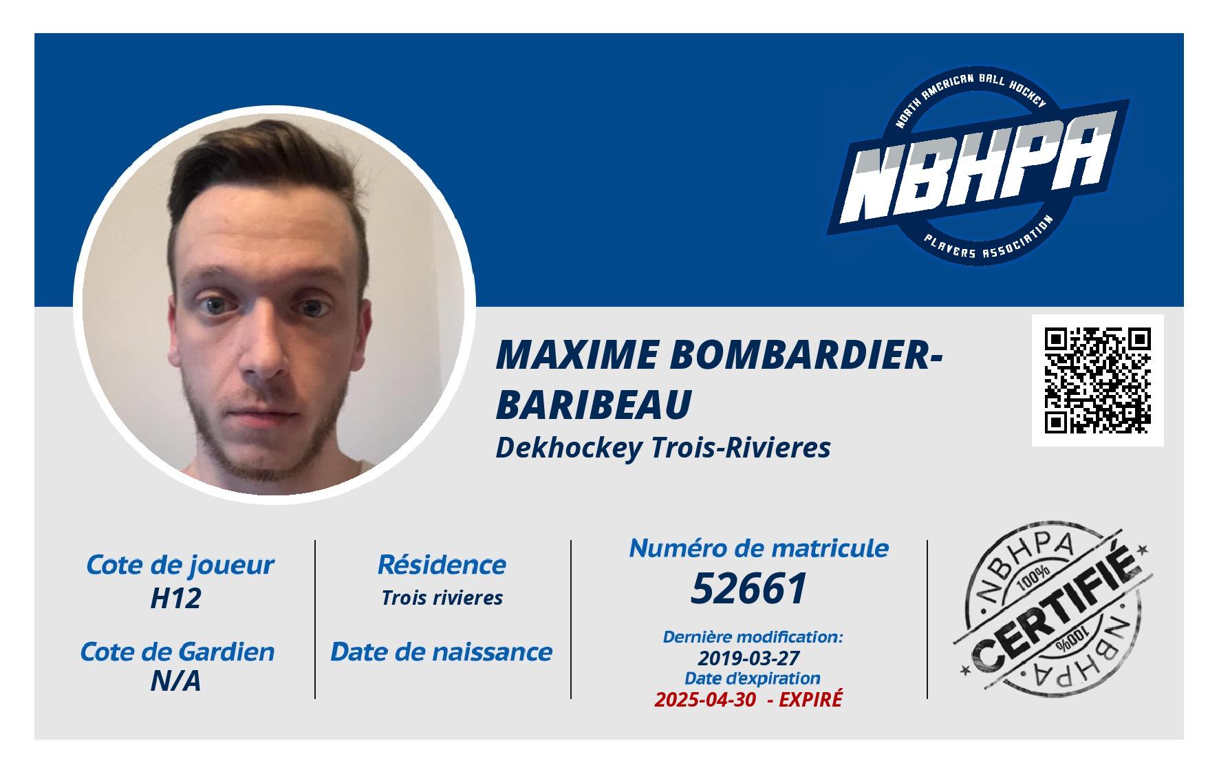 Maxime Bombardier-Baribeau