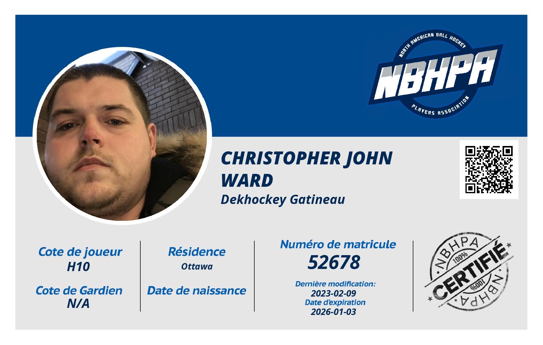 Christopher John Ward
