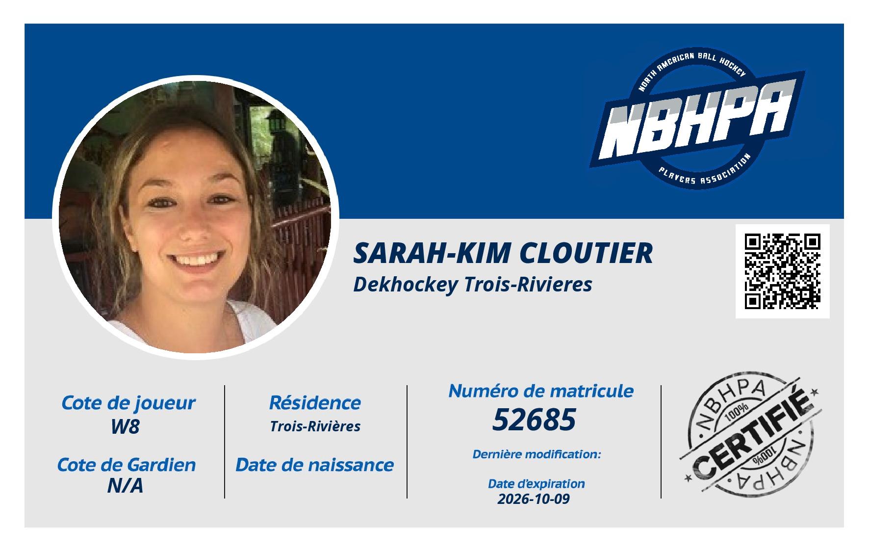 Sarah-Kim Cloutier