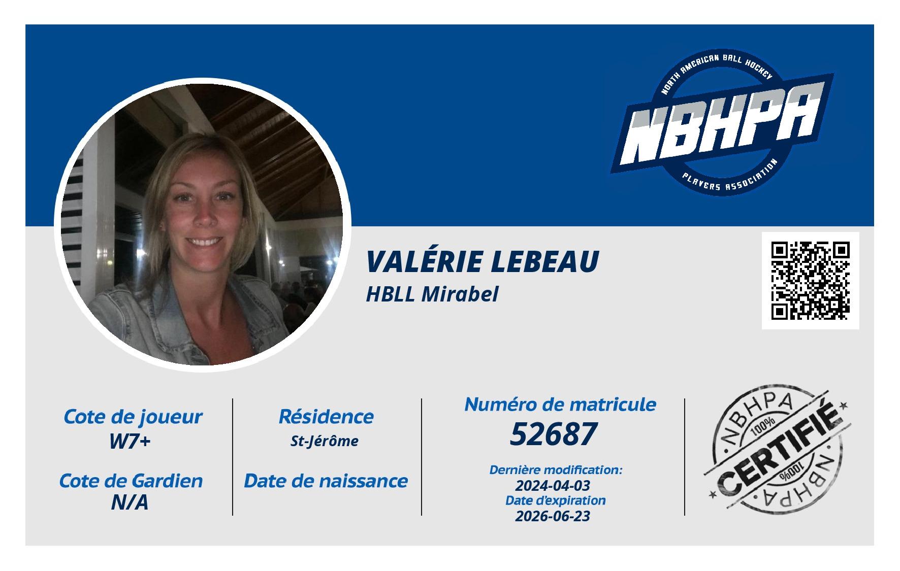 Valérie Lebeau