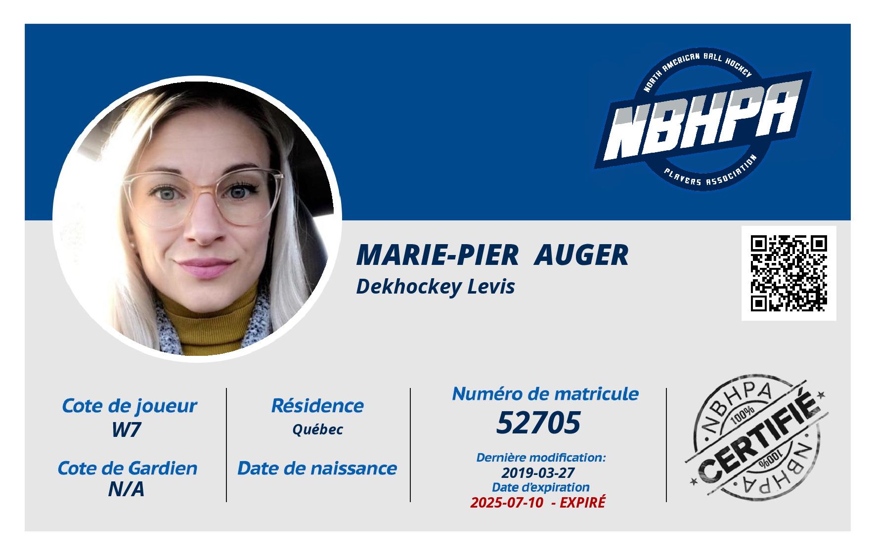 Marie-Pier  Auger