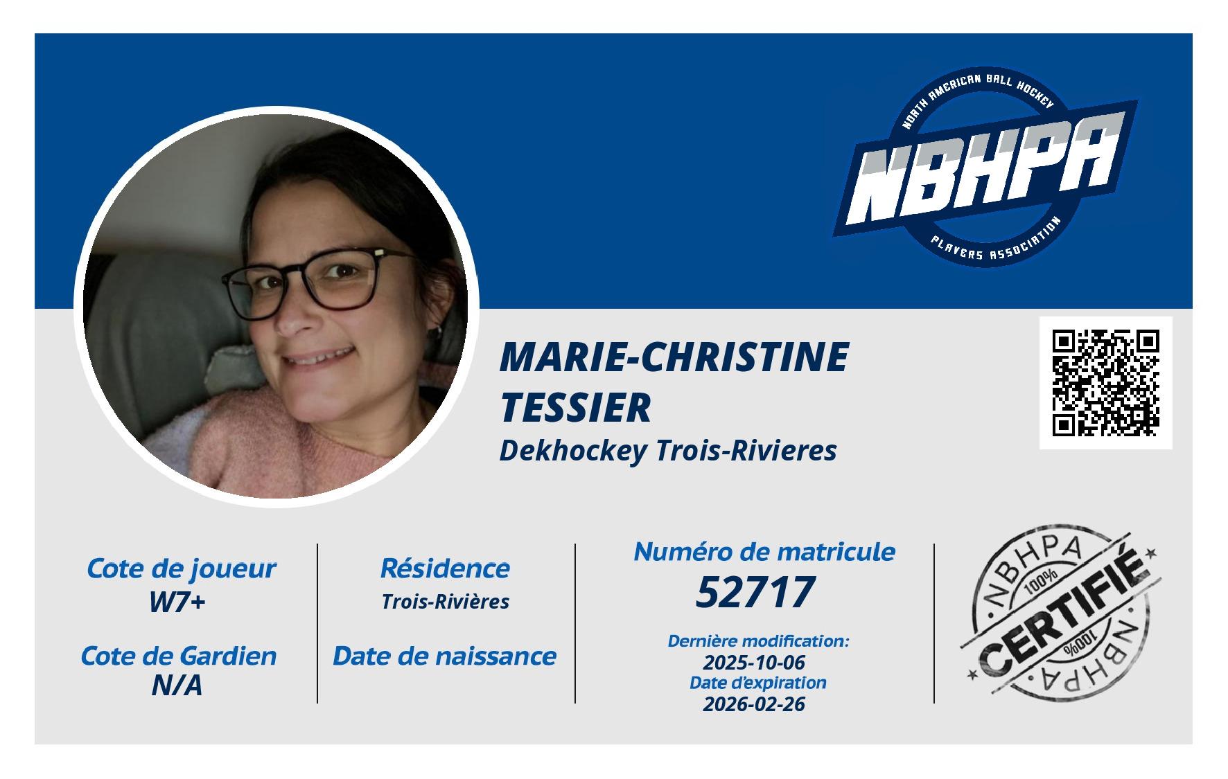 Marie-Christine  Tessier 