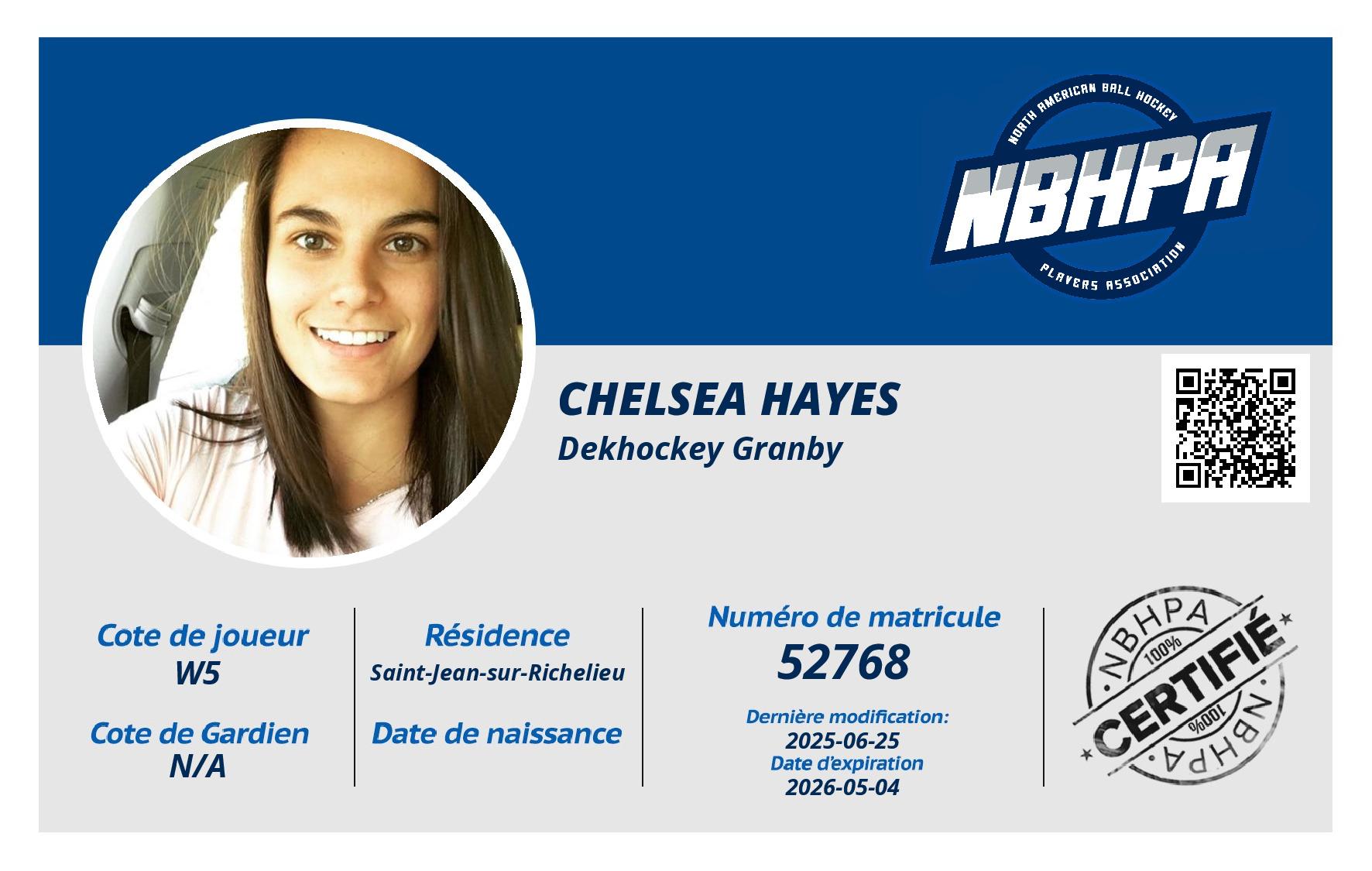 Chelsea Hayes