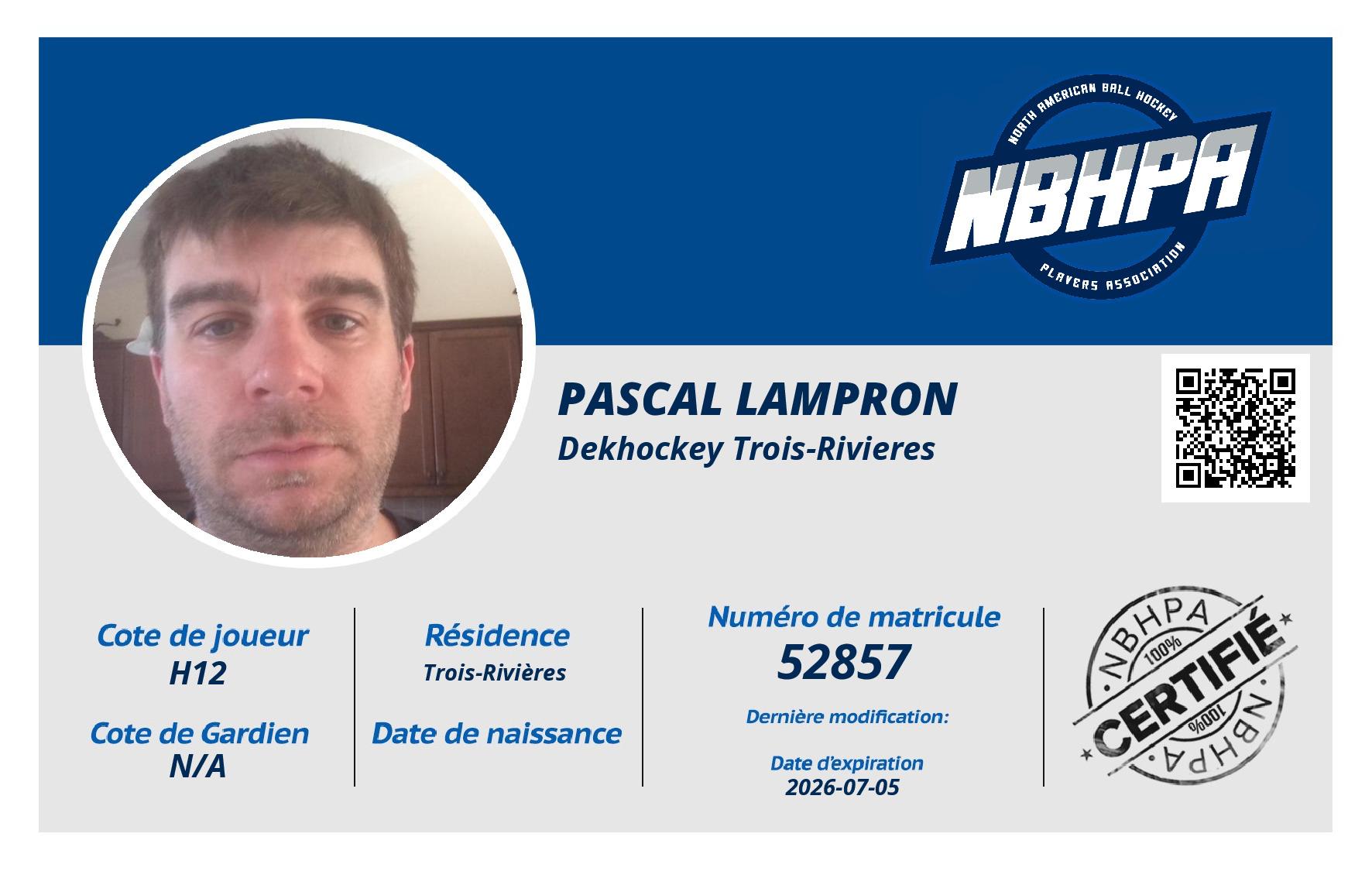 Pascal Lampron 