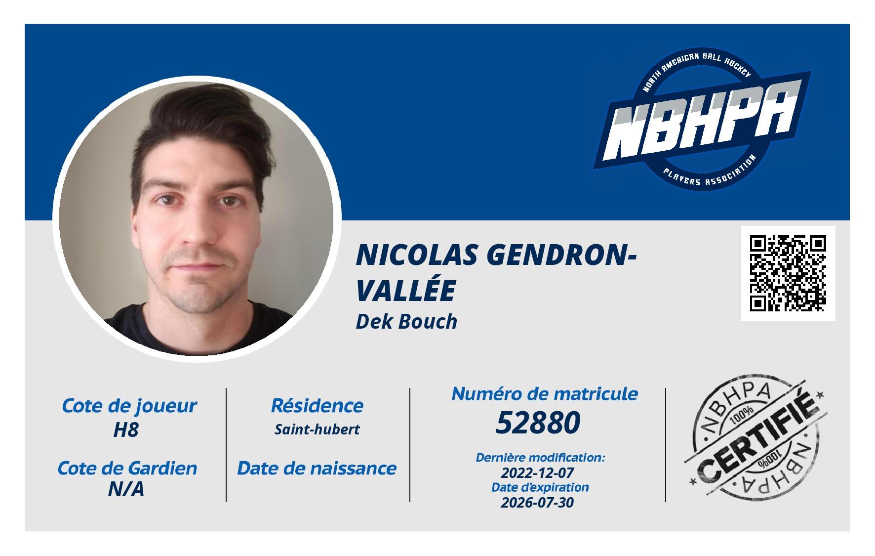 Nicolas Gendron-Vallée