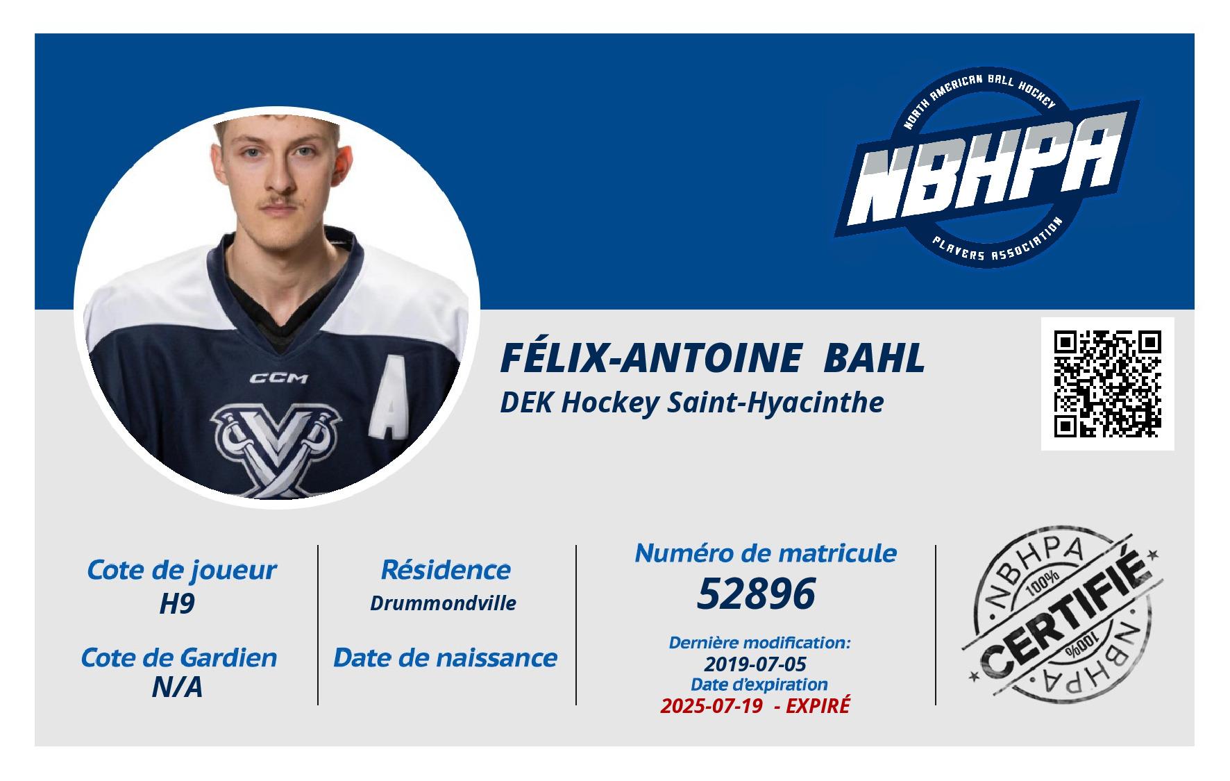 Félix-Antoine  Bahl