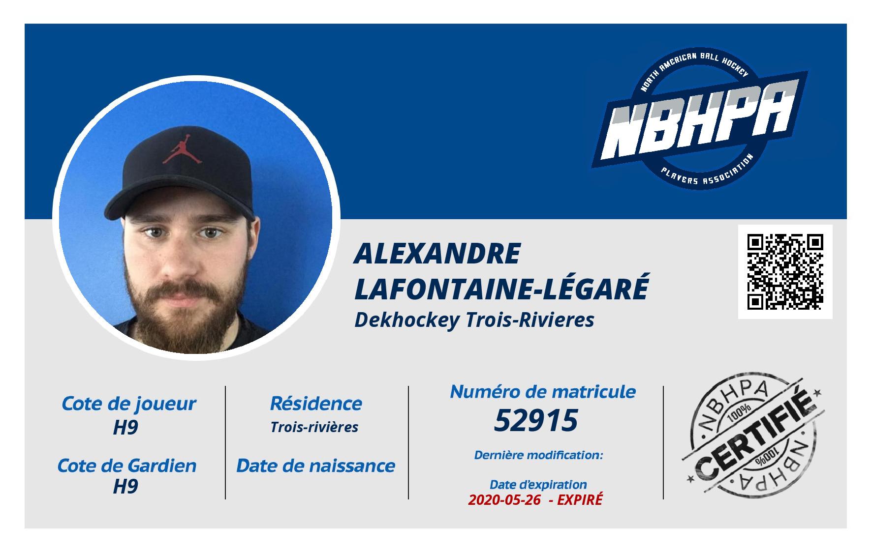 Alexandre Lafontaine-Légaré