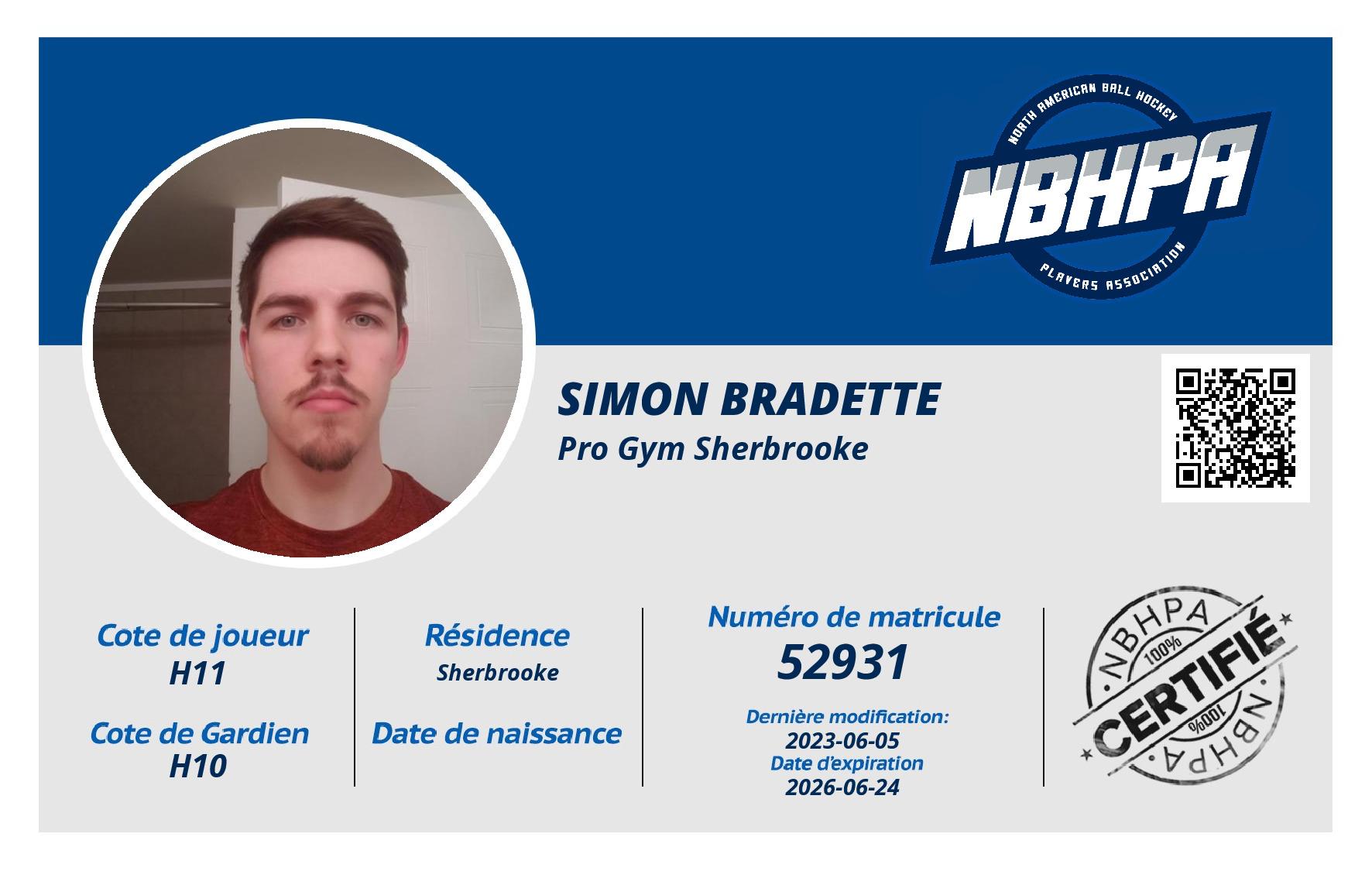 Simon Bradette