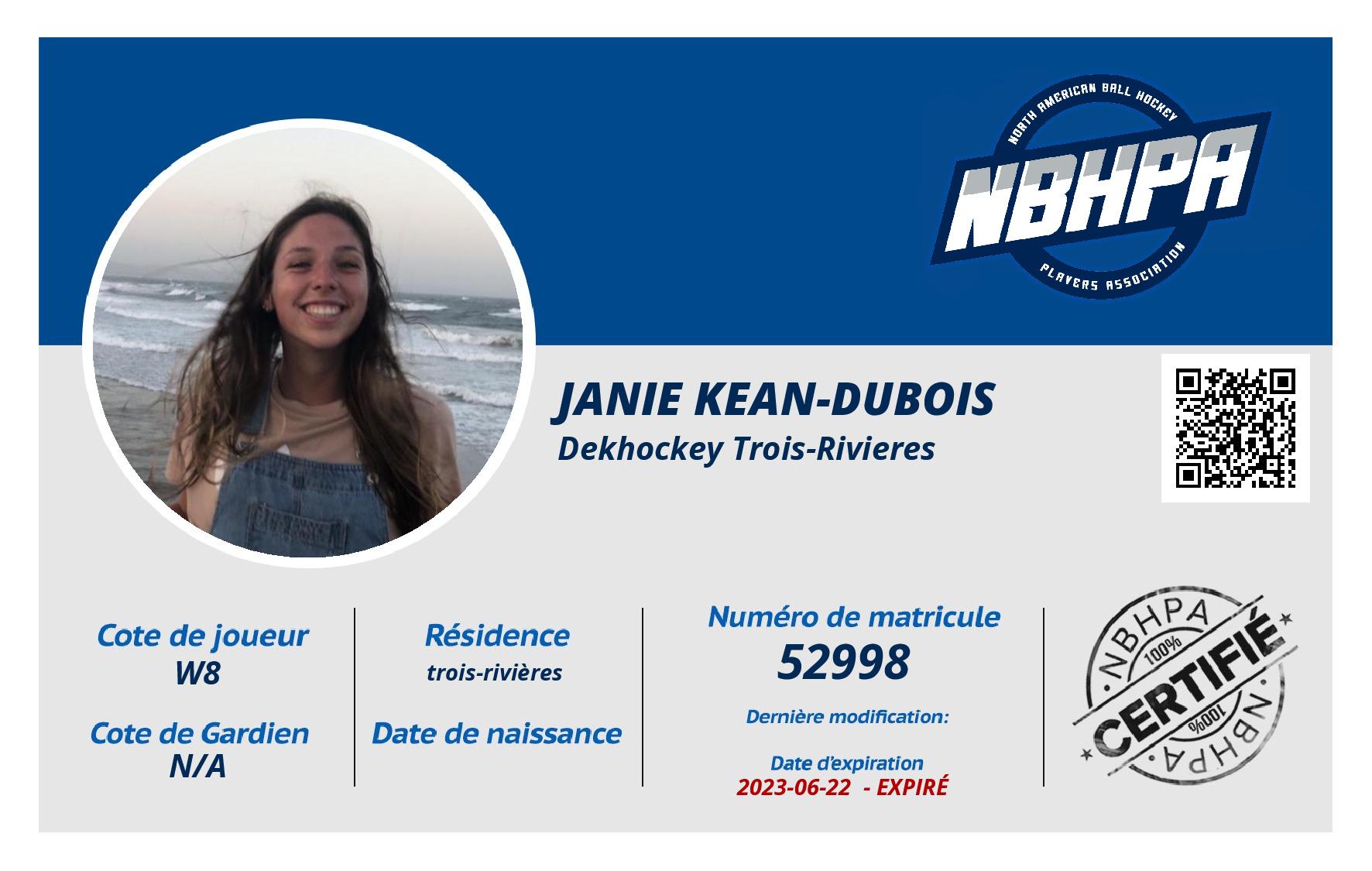 Janie Kean-Dubois
