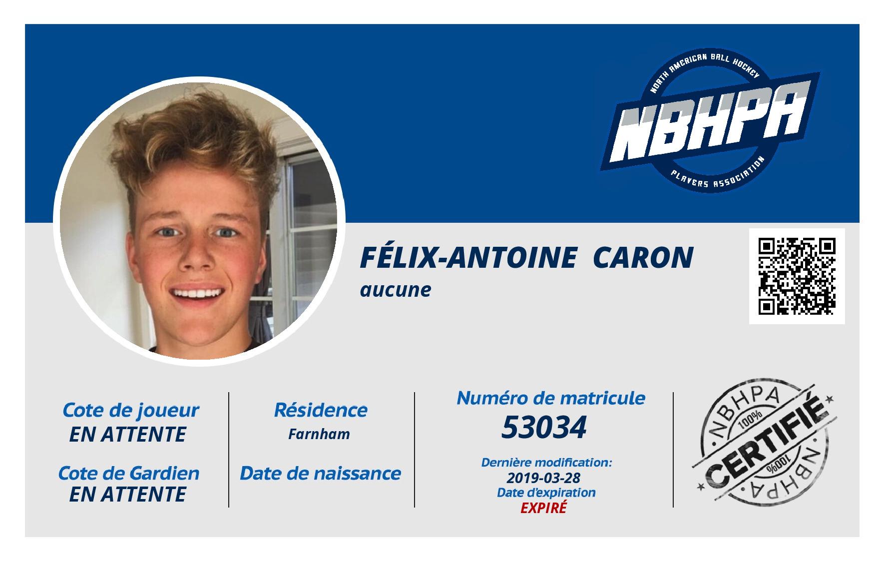 Félix-Antoine  Caron
