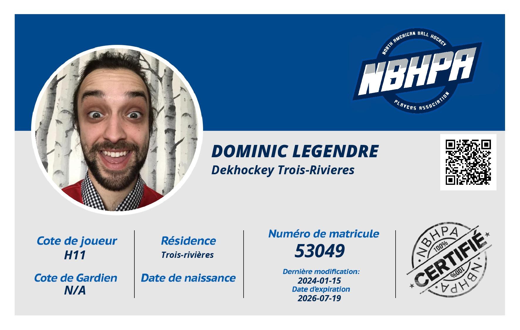 Dominic Legendre