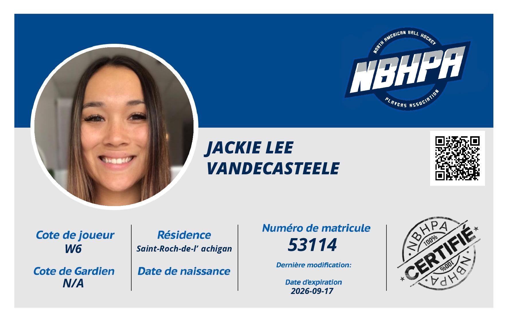Jackie Lee Vandecasteele 