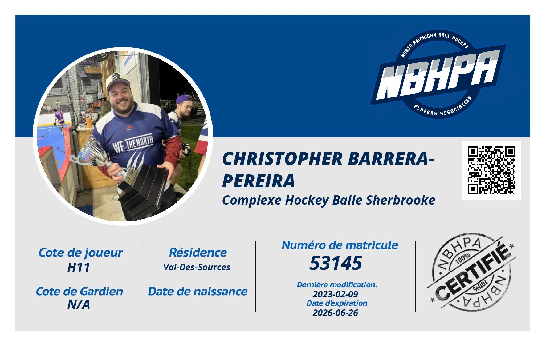 Christopher Barrera-Pereira