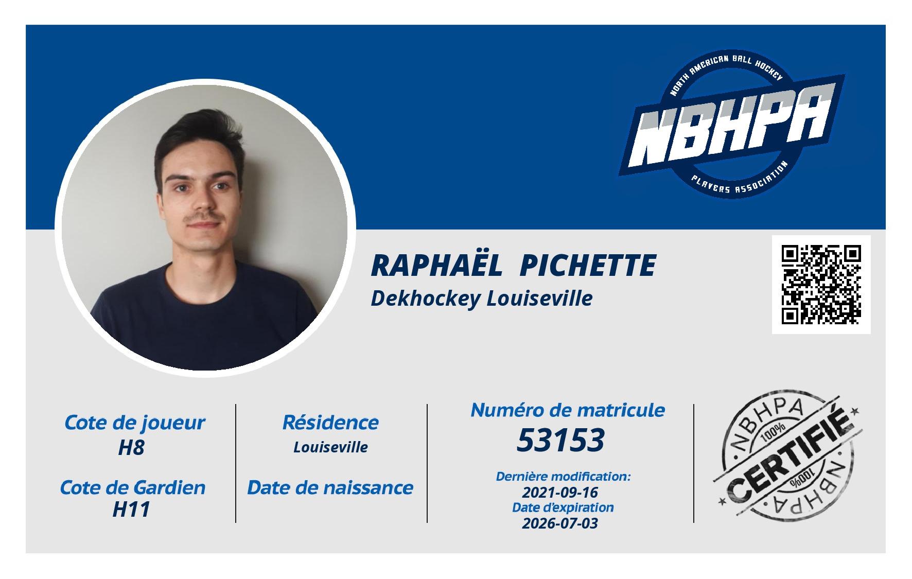 Raphaël  Pichette