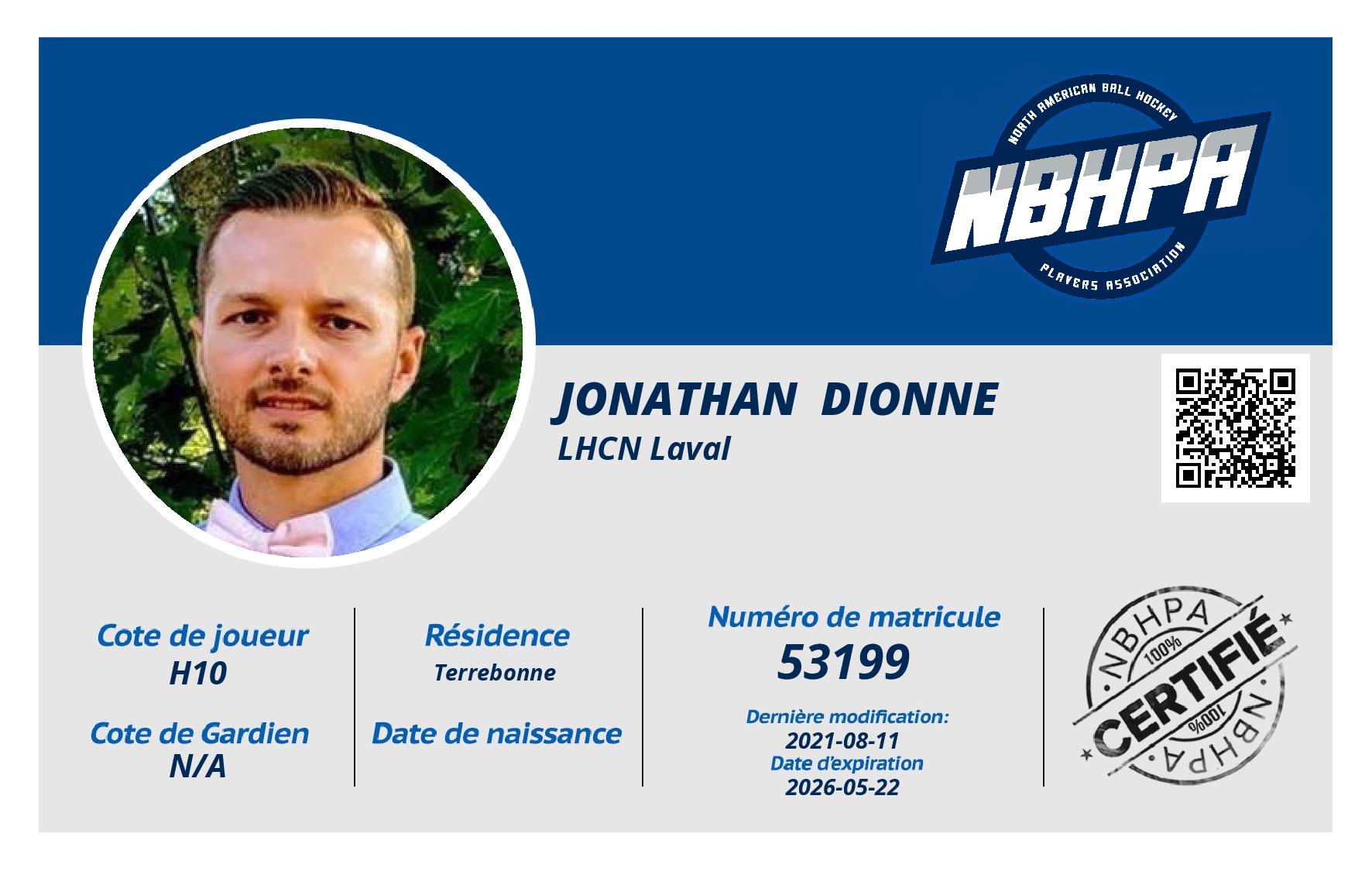 Jonathan  Dionne