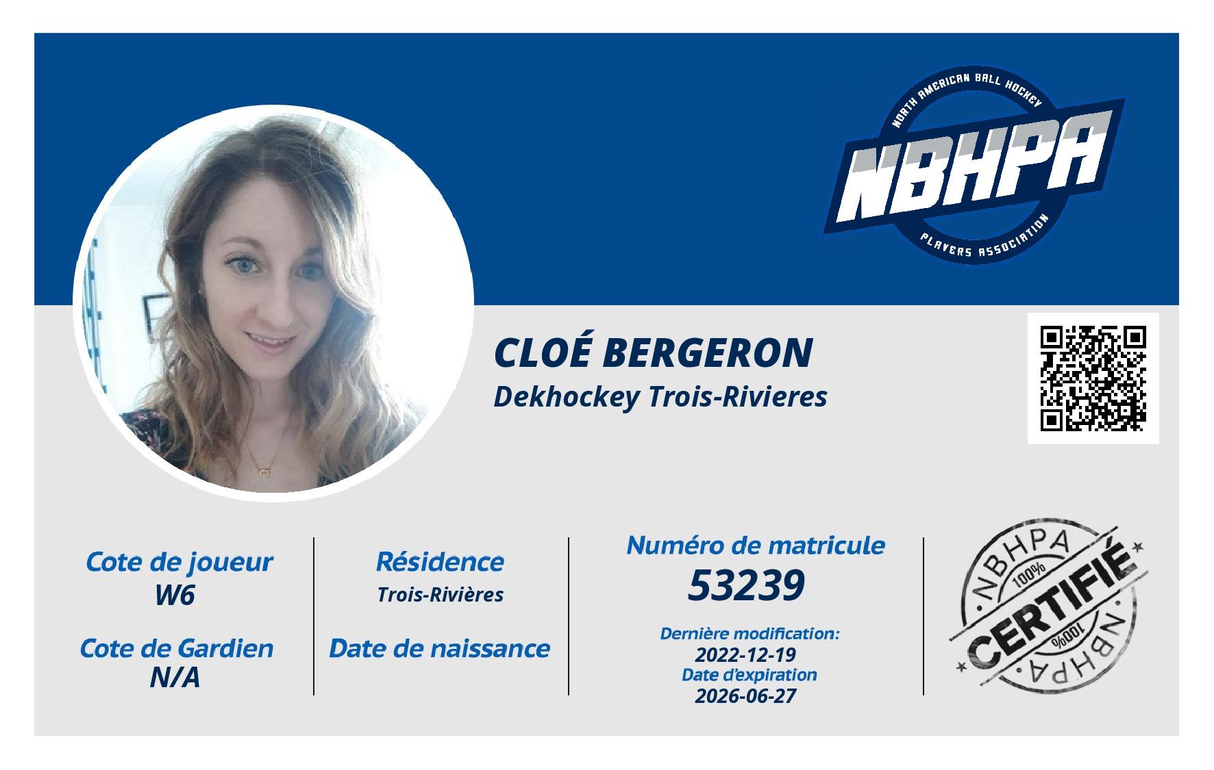 Cloé Bergeron