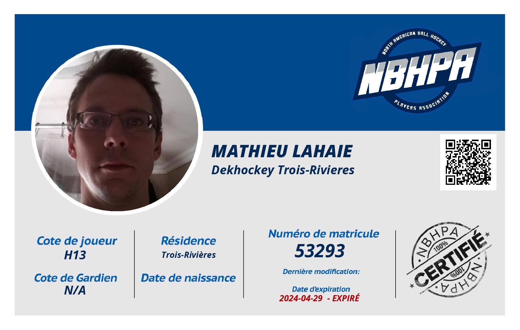 Mathieu Lahaie
