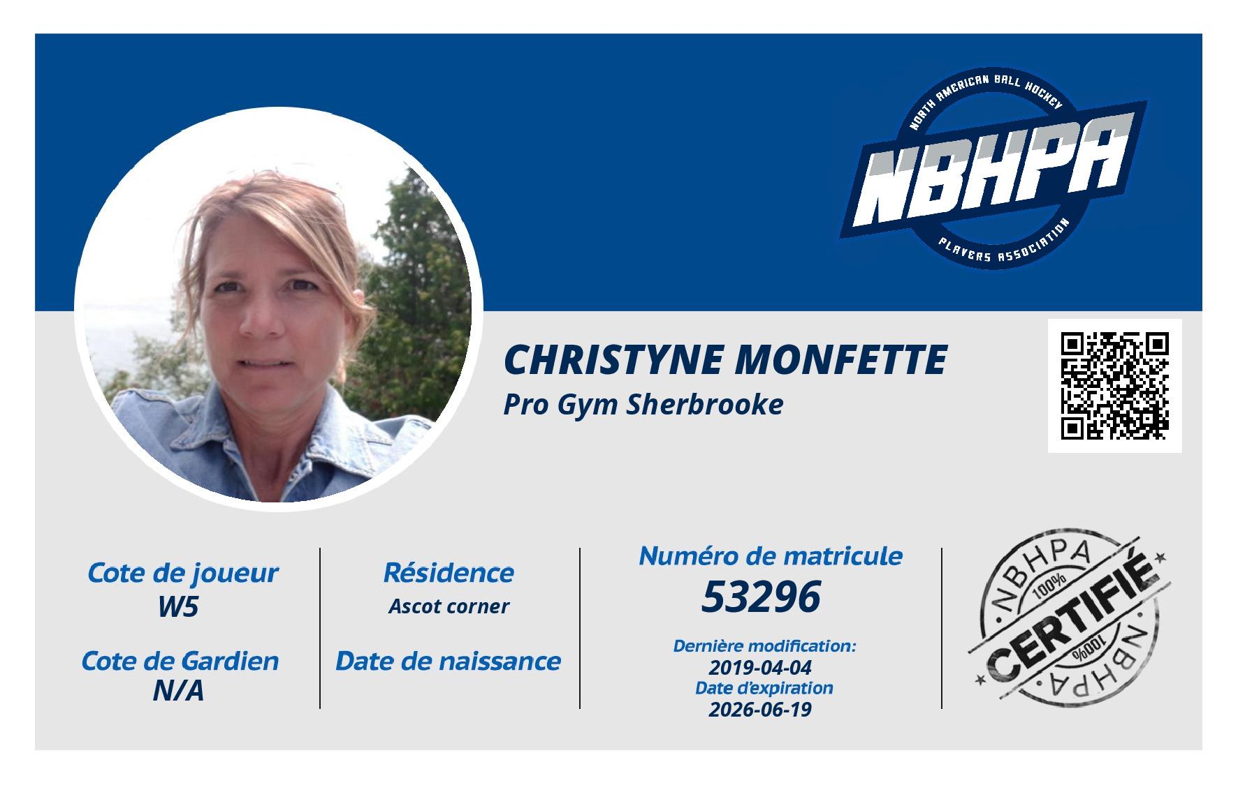 Christyne Monfette